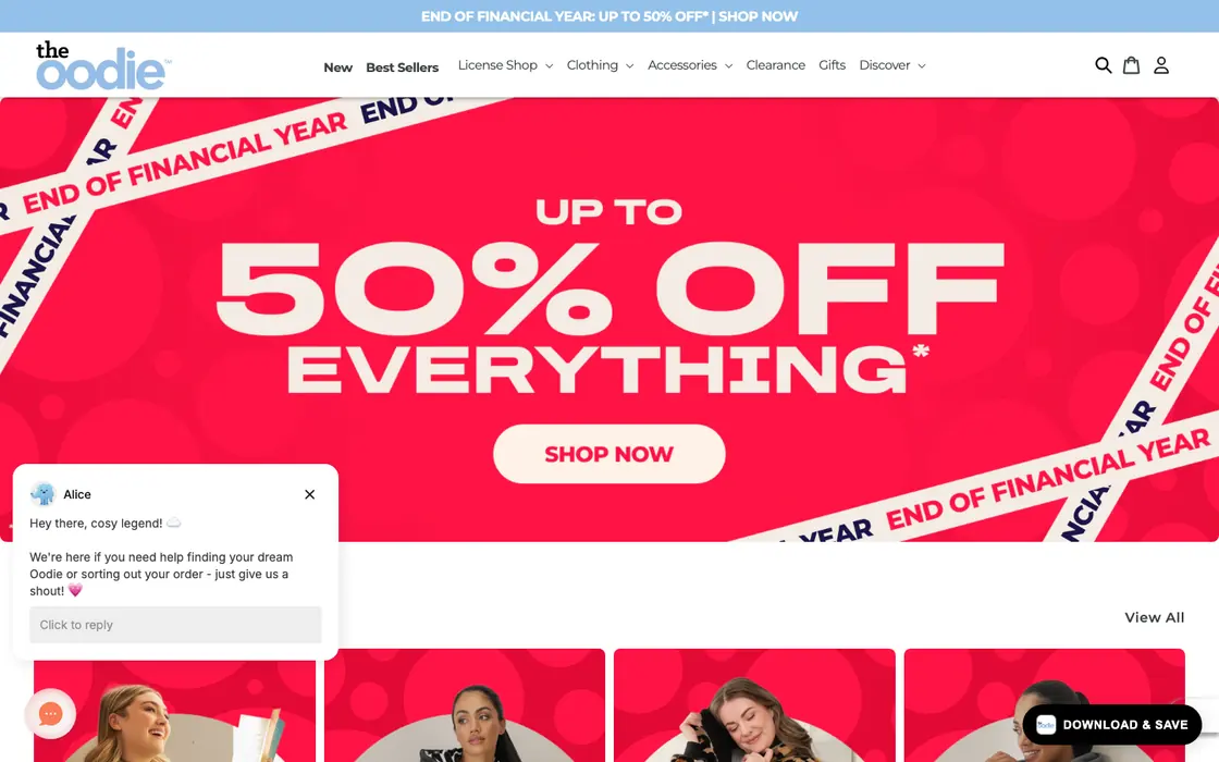 The Oodie — homepage